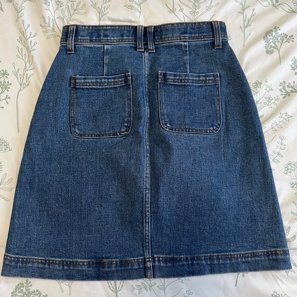 Draper James 2-Pocket Denim Skirt, size 2, NWOT - Picture 8 of 10